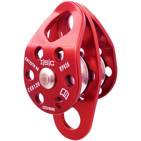 Sunbelt Pulley-ISC, Eiger, Small Double, Aluminum 4" x4" x2" A-B1ABIRP030A